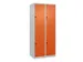 dubbeldekse locker,HxBxD 1850x800x500mm,2x2vak.,vak B 400mm