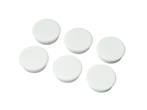 Magneten Millex 25mm wit set a 6 st.