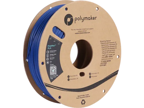 Polymaker PolyMax Tough PLA filament 1,75 mm Blauw 0,75 kg