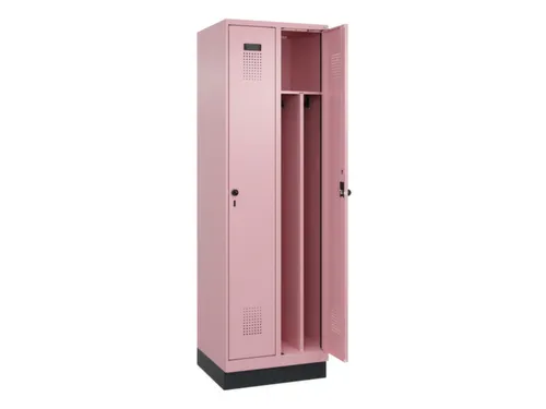 locker voor scheiding van kleding,HxBxD 1950x600x500mm,2vak