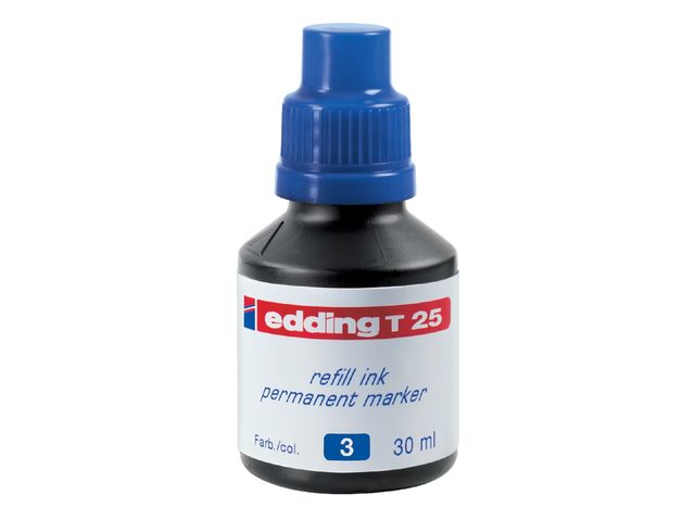 Viltstiftinkt edding T25 blauw | EddingMarker.nl