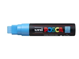 Verfstift Posca PC17K Extra Brede punt 15mm rechthoek lichtblauw