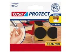 Beschermvilt Tesa antikras Tesa 57894 26mm rond bruin