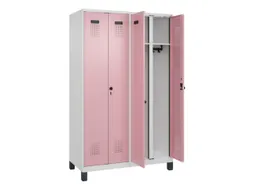 locker voor scheiding van kleding,HxBxD 1950x1200x500mm,4vak