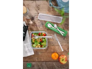 MOBIL'Pocket Bestekset 4-delig In Opbergdoosje Zilver - 6