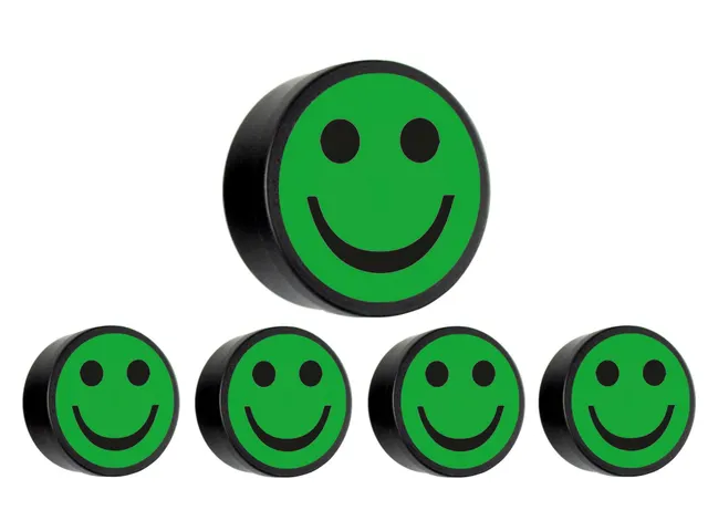 Impressiemagneet Face Groen 35Mm