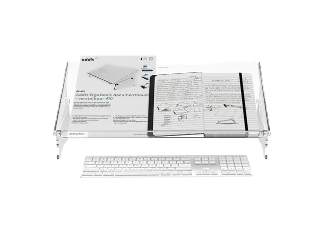 ErgoDoc concepthouder en toetsenbordhouder HV410 A3 transparant
