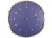 Wandklok NeXtime 60 minutes Ø33cm metaal blauw streep/cijfers