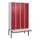 locker voor scheiding van kleding,HxBxD 2120x1200x815mm,4vak