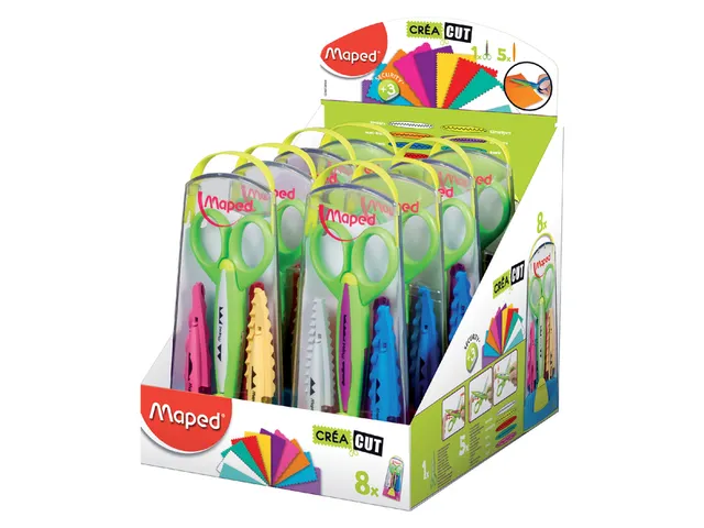 Ciseaux Maped Crea Cut avec 5 lames interchangeables