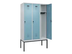 locker,HxBxD 2120x1200x500mm,3vak,vak B 400mm,draaigrendel