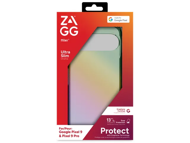 ZAGG Milan Snap, Hoes, Google, Pixel 9/ Pixel 9 Pro, 16 cm (6.3 inch),