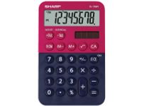 Calculator Sharp-EL760RBRB rood desktop