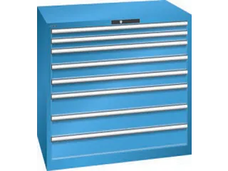 Ladenkast Key1000x1023x725mm 8laden 75kg Vu Afwerking Ral5012 - 2