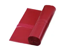 Kunststof Vuilniszakken 120 Liter Dikte 60 micron Rood