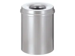 Vlamdovende Papierbak 15 Liter Zilver