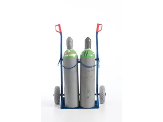 Flessenkar Draagvermogen 100Kg 2X20L-Fles Luchtbanden Ral5010 staal - 13