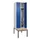 locker met bank,HxBxD 2120x600x815mm,2vak,vak B 300mm,draaigrendel