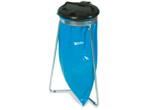 Lichte Afvalverzamelaar 1x70/120 liter 950x530x530mm Deksel Driepoot