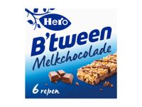 Tussendoortje Hero B'tween melkchocolade 6pack reep 25gr