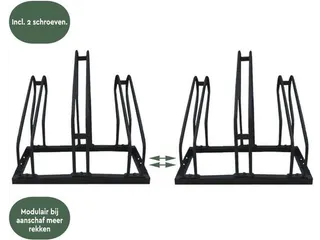 Fietsenrek Zwart 3 Fietsen BS300 - 4