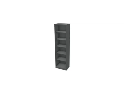 kantoorstelling,HxBxD 2225x600x445mm,MS-donkergrijs