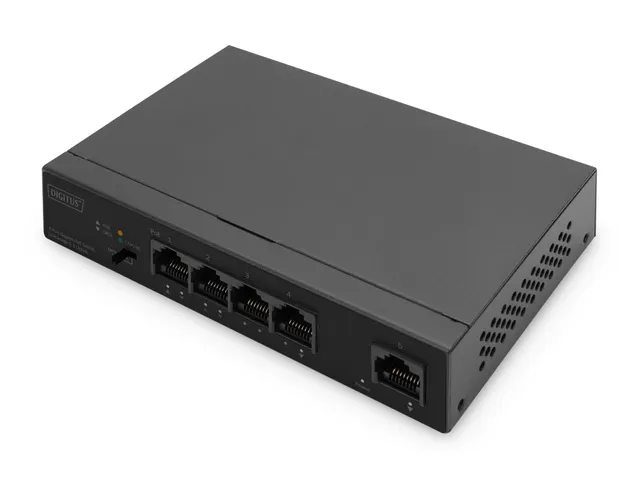 4-Poort Gigabit PoE Netwerk switch