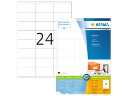 HERMA 4633 Premium etiketten A4 70x36mm Wit 4800 stuks