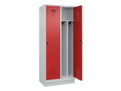 locker voor scheiding van kleding,HxBxD 1950x800x500mm,2vak