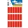 HERMA 3652 Universele etiketten 12x34mm Rood 90 stuks