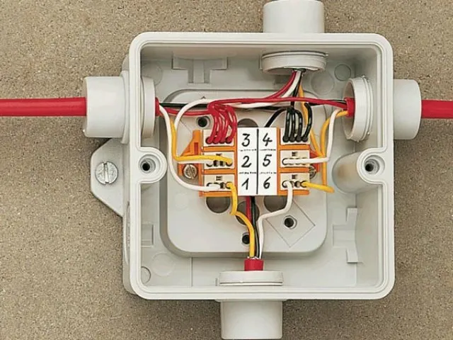 Micro-Draadconnector Voor Verdeeldozen 4-Aderig Klemmenblok, Rood