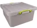 Recycled opbergdoos 31.5 Liter nestbaar grijs