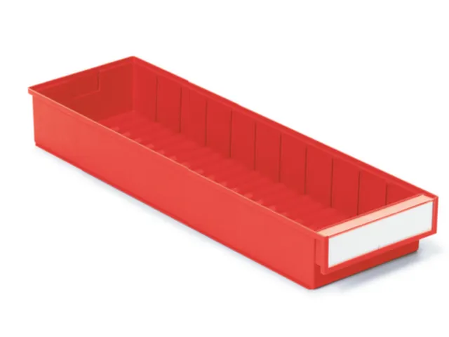 stellingbak,HxBxD 82x186x600mm,PP,rood