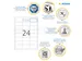 Etiquette HERMA Premium 8633 66x33,8mm blanc 240 pièces