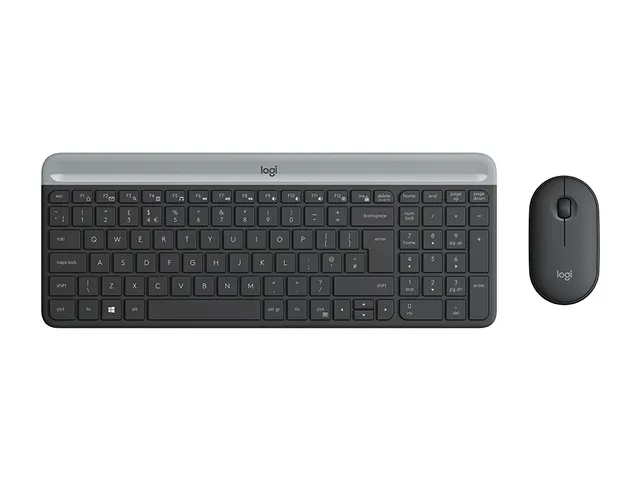 Logitech MK470 Slim Wireless Combo QWERTY (Deens, Noors, Zweeds, Fins)