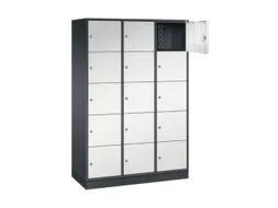 grootvolume-lockersysteem,RAL 7021/RAL 7035,HxBxD 1950x1220x500mm