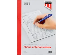 Telefoonnotitieblok Quantore 100vel 60 Gram