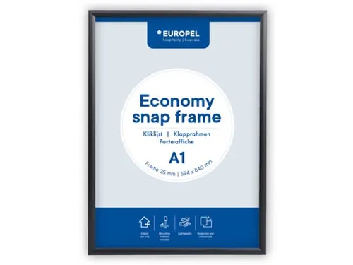 Kliklijst Europel Economy A1 25Mm Zwart