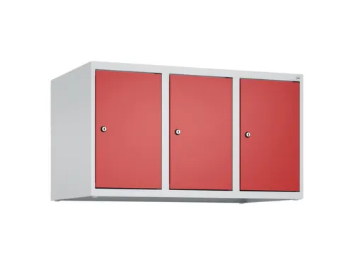 opzetkast,v. locker,3vak.,vak B 300mm,HxBxD 500x900x500mm,cilinderslot