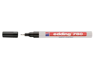 Viltstift edding 780 lakmarker rond zwart 0.8mm - 1