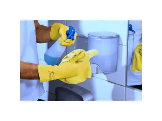 Mapa Vital 124 latex handschoenen, geel, maat 9, Large, 10 paar - 2