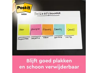 Memoblok Post-it 655 76x127mm 100 vel per blok neon geel - 6