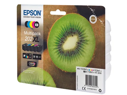 Multipack 5-colours 202XL Claria Premium Ink