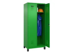 locker,HxBxD 1950x800x500mm,2vak,vak B 400mm,cil.-slot,voeten