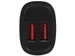 Dubbele USB autolader dual USB 24W/4.8A 2 poorts zwart