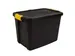 Boîte de rangement robuste 60L avec poignées Noir