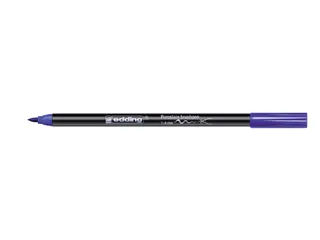 Brushpen edding 4200 porselein blauw - 1
