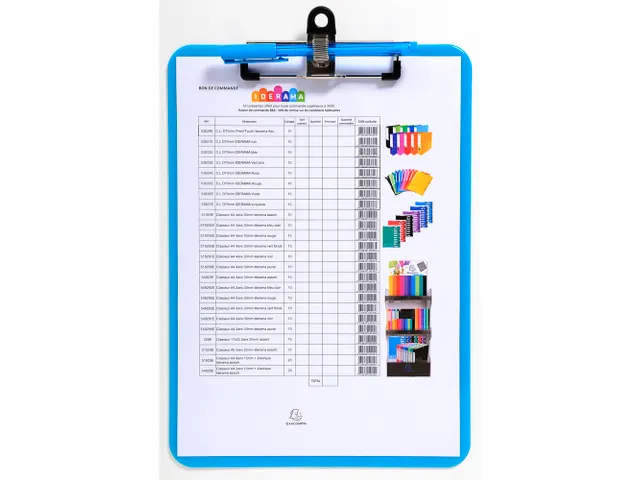 Klemplaat IDERAMA 2 2,5x31,5 cm voor A4