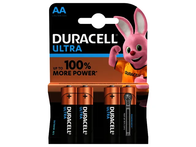 Batterij Duracell Ultra Power 4x AA