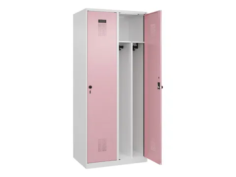 locker voor scheiding van kleding,HxBxD 1850x800x500mm,2vak